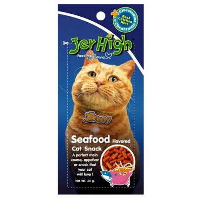 JerHigh Seafood cat Snack 40g